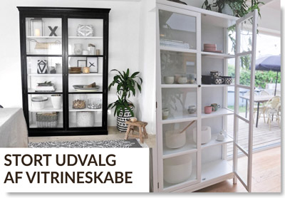 VITRINESKABE - VINTERSALG